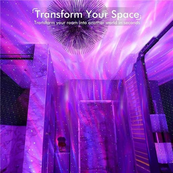 Star/Galaxy Projector for Bedroom,White Noise&Bluetooth Speaker Aurora Projector - Picture 3 of 6